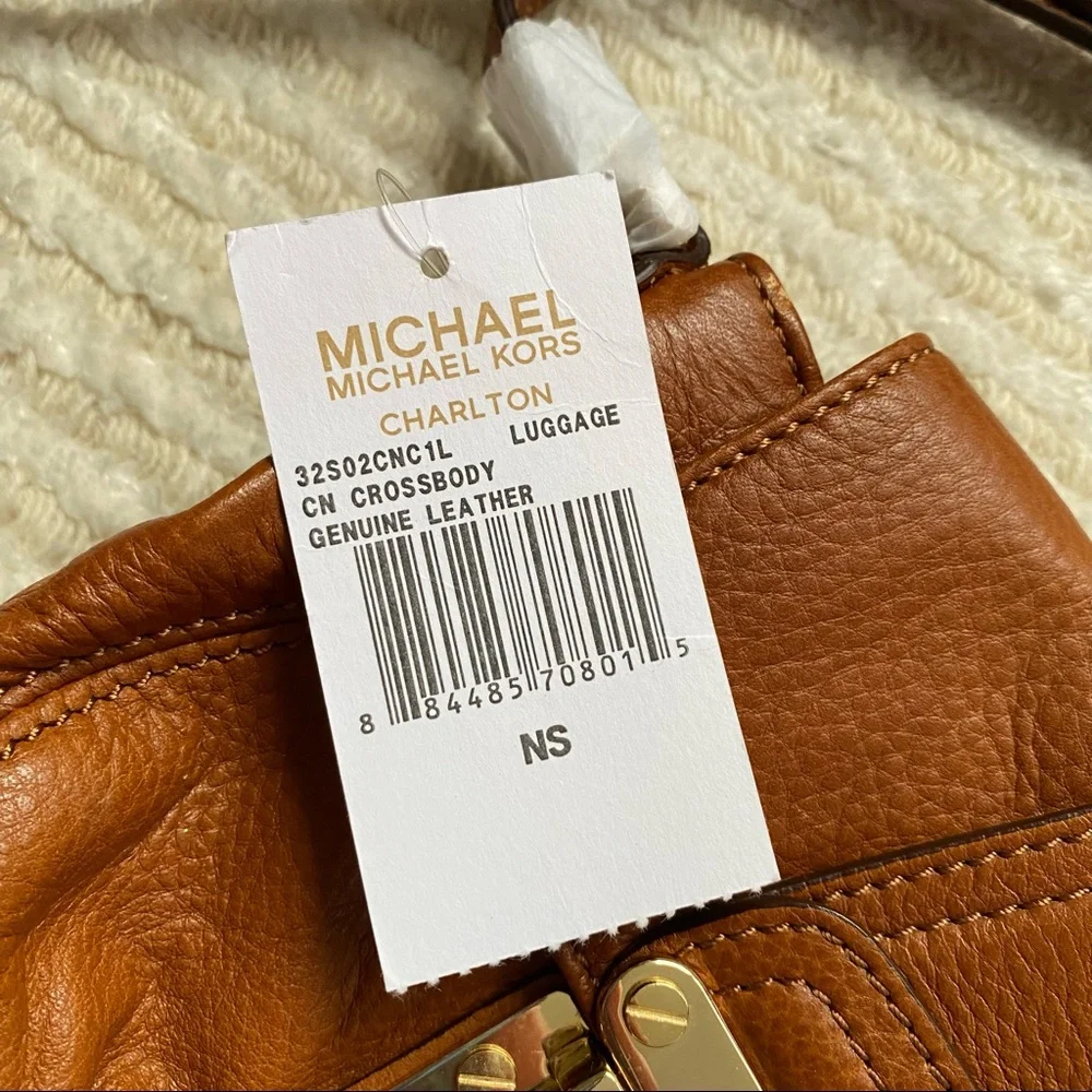 NWT Michael Kors Charlton leather crossbody